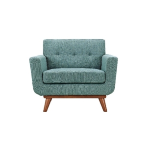 Modern Upholstered Fabric Armchair